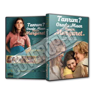 Tanrım Orada Mısın Benim Margaret - 2023 Türkçe Dvd Cover Tasarımı